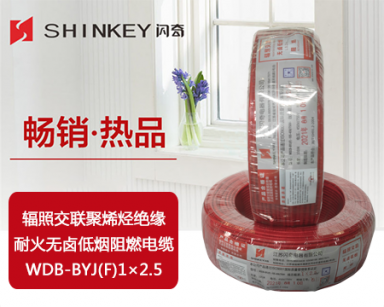新疆輻照交聯(lián)聚烯烴絕緣無(wú)鹵低煙阻燃電纜
